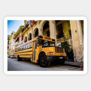 School bus, Havana, Cuba. Magnet